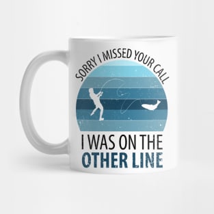 Fisherman angler fishing fishing Mug